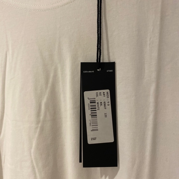 Y3 Yohji yamamoto white tee with zipper pouch - Picture 5 of 6